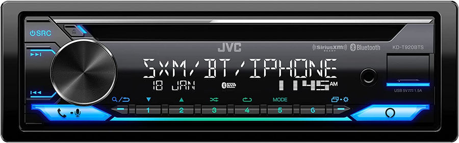 JVC KD - T920BTS Single - DIN Car Stereo Receiver - electronicsexpo.com - Car Stereo Receivers