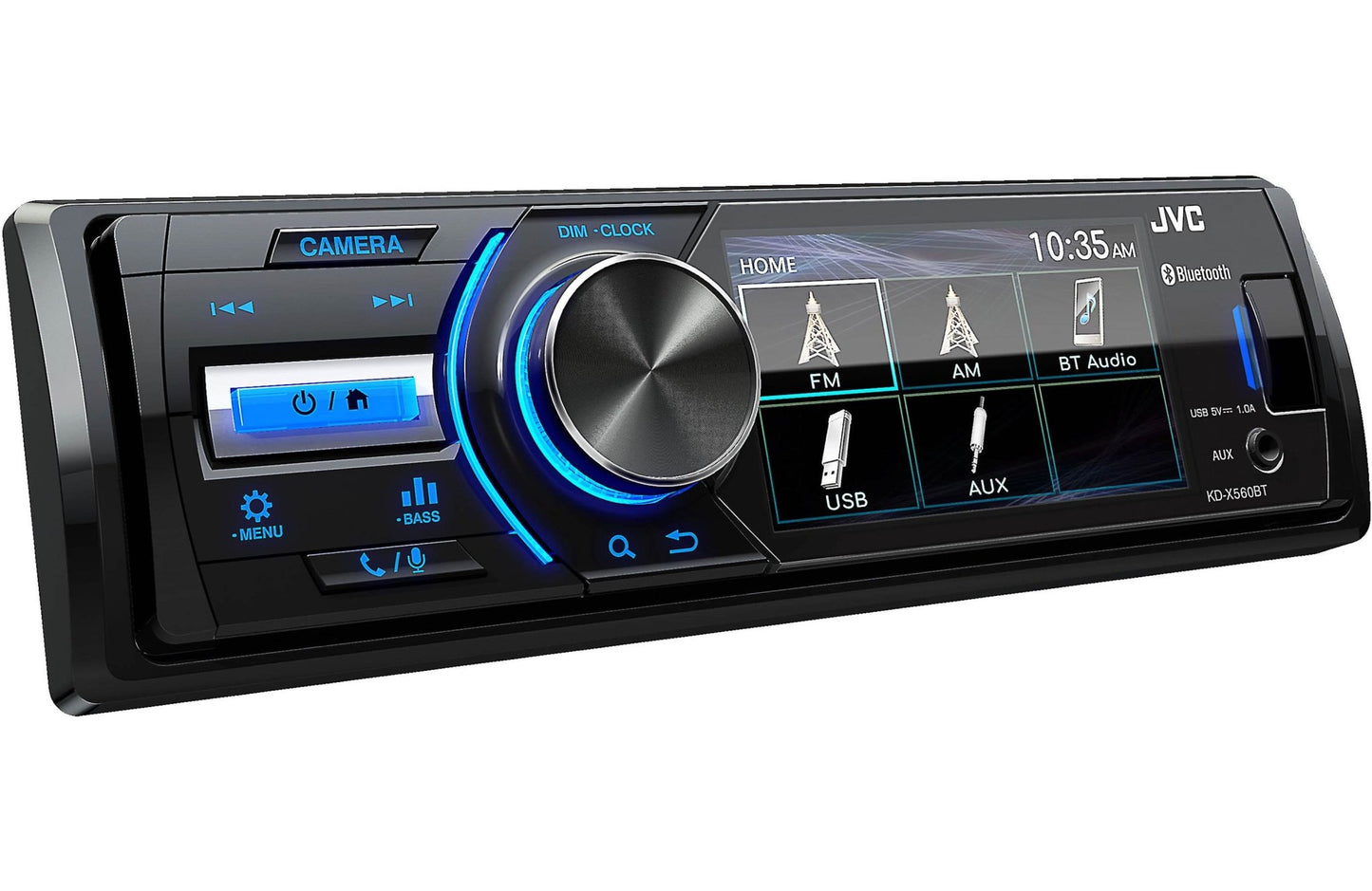 JVC KD - X560BT Digital Media Receiver for Jeep, Powersports, or Marine Applications - electronicsexpo.com - Car Stereo Receivers