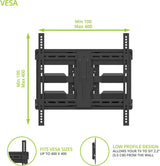 Kanto LX600SW Full-Motion Steel Stud TV Mount - electronicsexpo.com-TV Wall Mounts