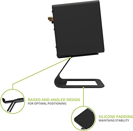 Kanto SE2 Elevated Desktop Speaker Stands for Small Speakers & Compact 2”- 3” Studio Monitors (Pair) - electronicsexpo.com-Speaker Stands & A/V Racks