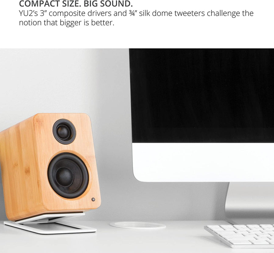 Kanto YU2 Speakers 2 - Way Powered Desktop Speakers (Pair) SPECIAL - electronicsexpo.com - Powered Speakers