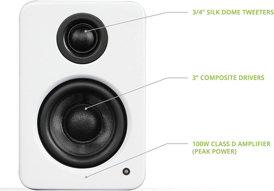 Kanto YU2 Speakers 2 - Way Powered Desktop Speakers (Pair) SPECIAL - electronicsexpo.com - Powered Speakers