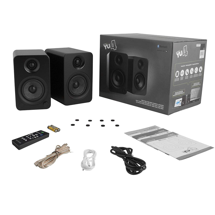 Kanto YU4 Powered Speakers with Bluetooth and Phono Preamp (Pair) - electronicsexpo.com - Powered Speakers