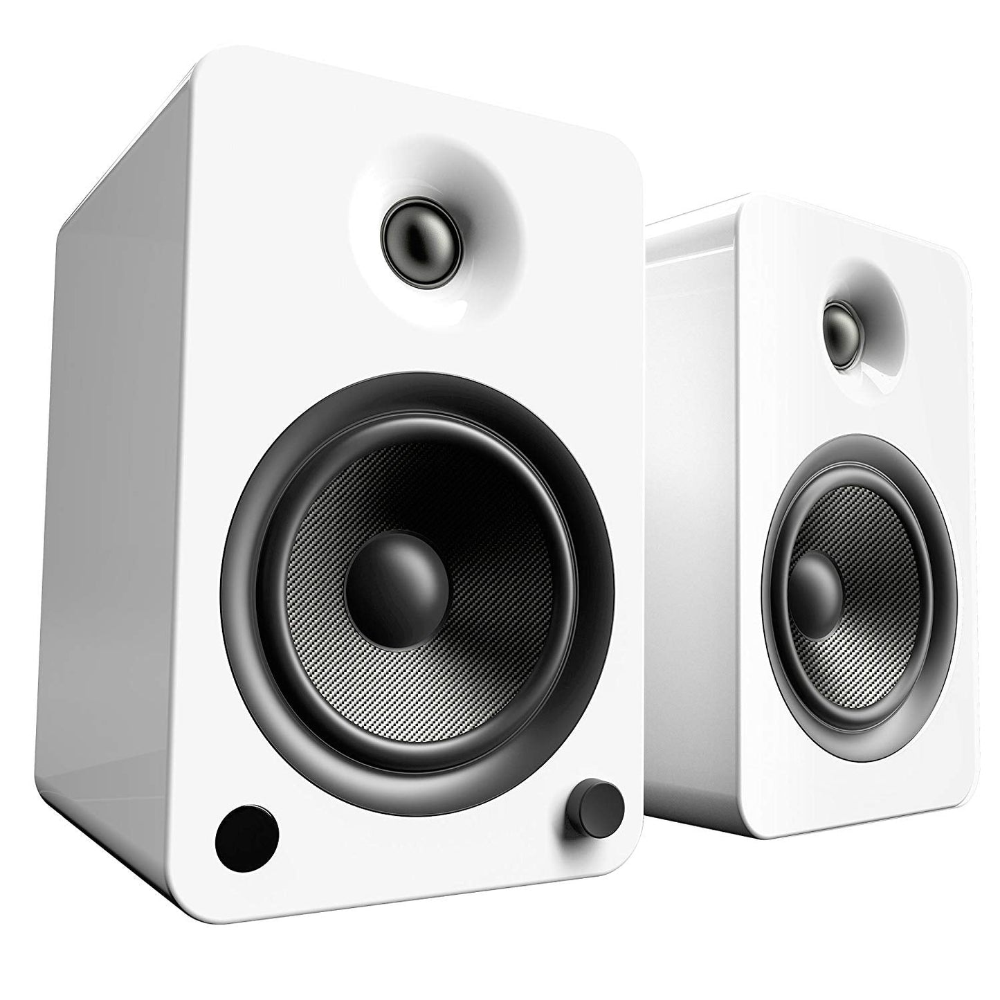 Kanto YU6 Powered Speakers with Bluetooth and Phono Preamp (Gloss White) - electronicsexpo.com - Bluetooth Speakers
