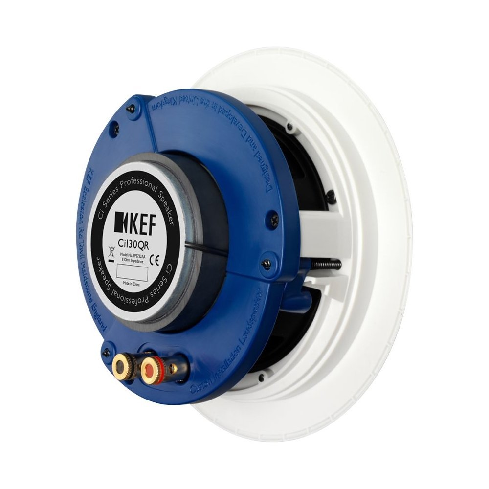 KEF CI130QR Uni - Q Two - Way 130mm Round In Wall/Ceiling Speaker (Each) - electronicsexpo.com - In Ceiling In Wall Speakers