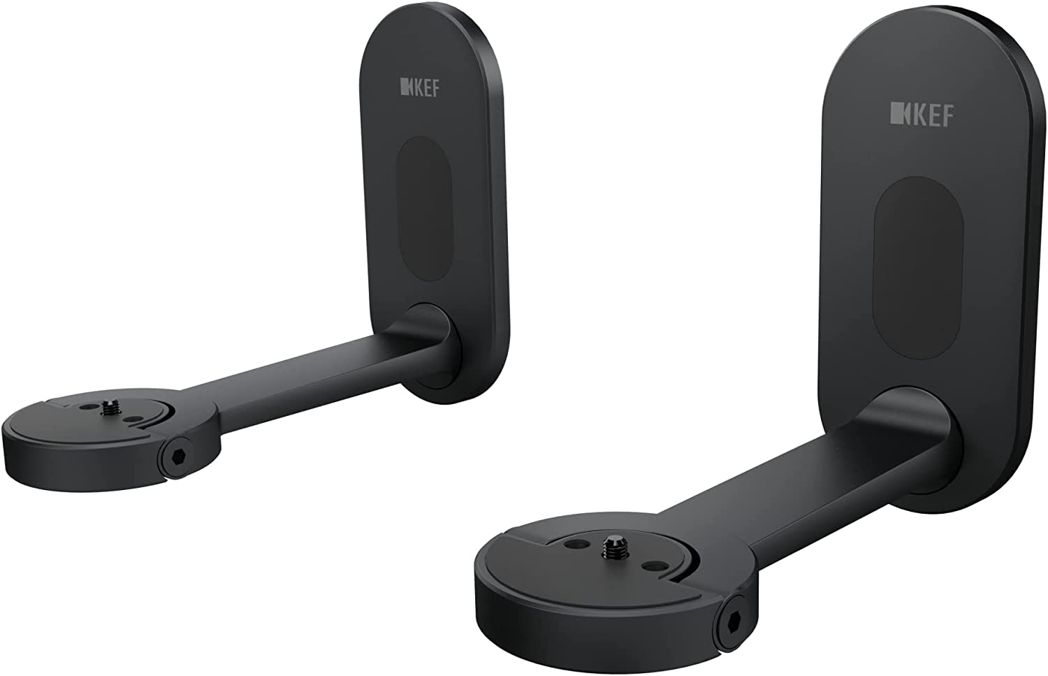 KEF LSX B1 Wall Bracket (Black/Pair) - electronicsexpo.com - Speaker Stands & A/V Racks