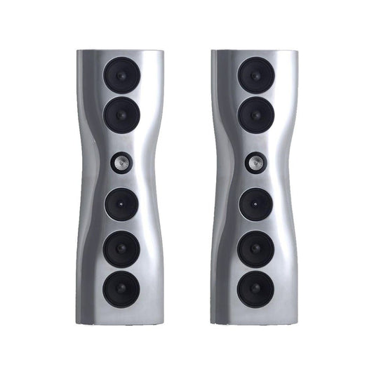 KEF MUON 10" Passive 4 - Way Floor - Standing Speaker (Aluminum/Pair) - electronicsexpo.com - Floor Standing Speakers