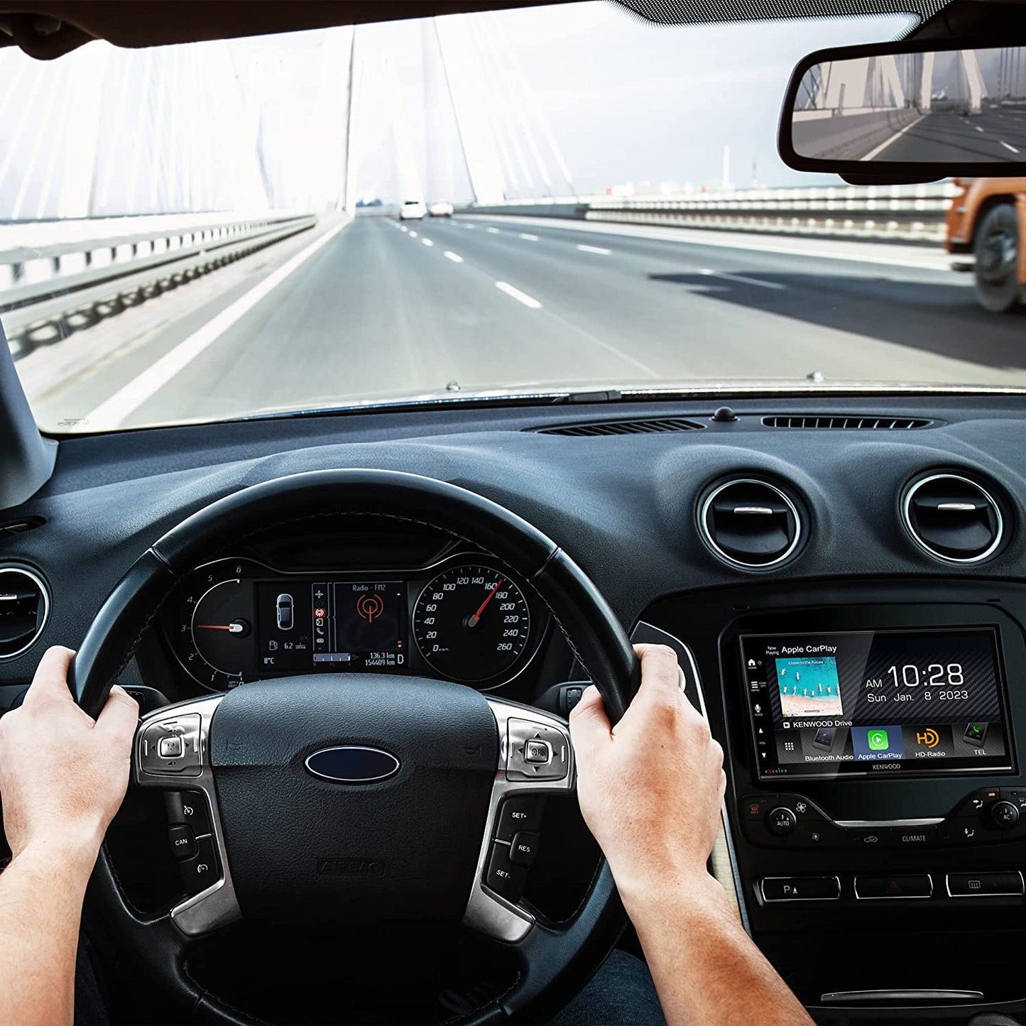 Kenwood DMX8709S 6.8" Double - DIN Capacitive Touch Screen Car Stereo Receiver - electronicsexpo.com - Car Stereo Receivers