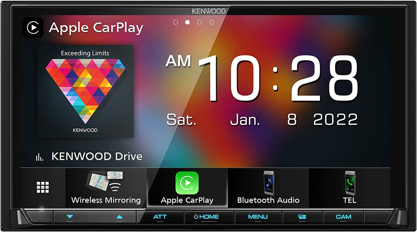 Kenwood DMX9708S Digital Multimedia Receiver (Does Not Play Discs) - electronicsexpo.com - Car Stereo Receivers
