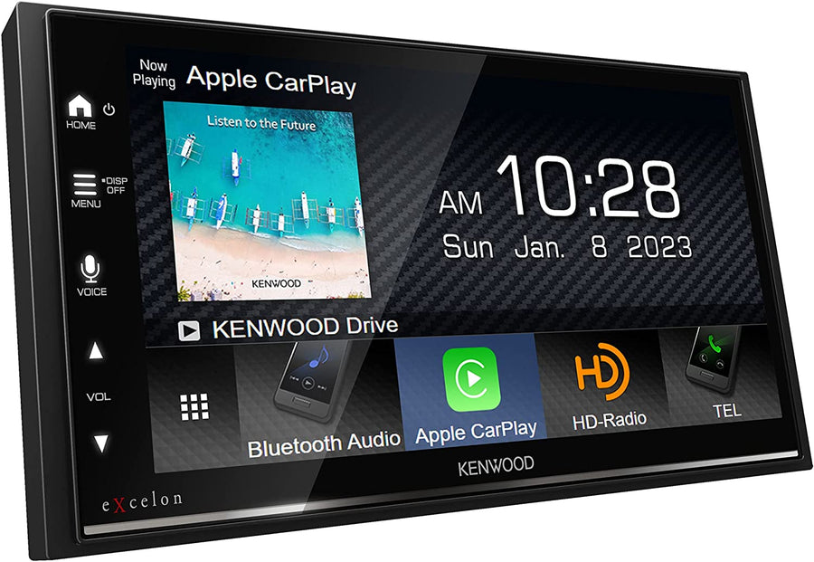 Kenwood Excelon DMX809S 6.95" Double - DIN Capacitive Touch Screen Car Stereo Receiver - electronicsexpo.com - Car Stereo Receivers