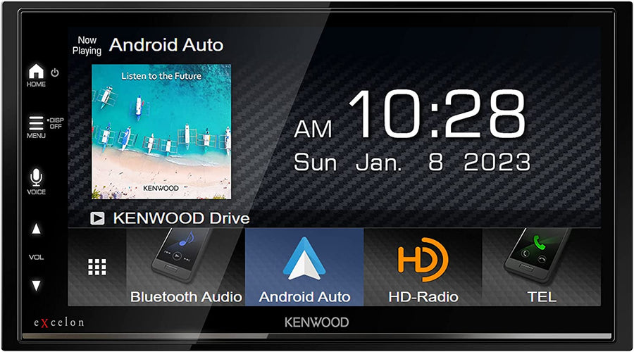 Kenwood Excelon DMX809S 6.95" Double - DIN Capacitive Touch Screen Car Stereo Receiver - electronicsexpo.com - Car Stereo Receivers