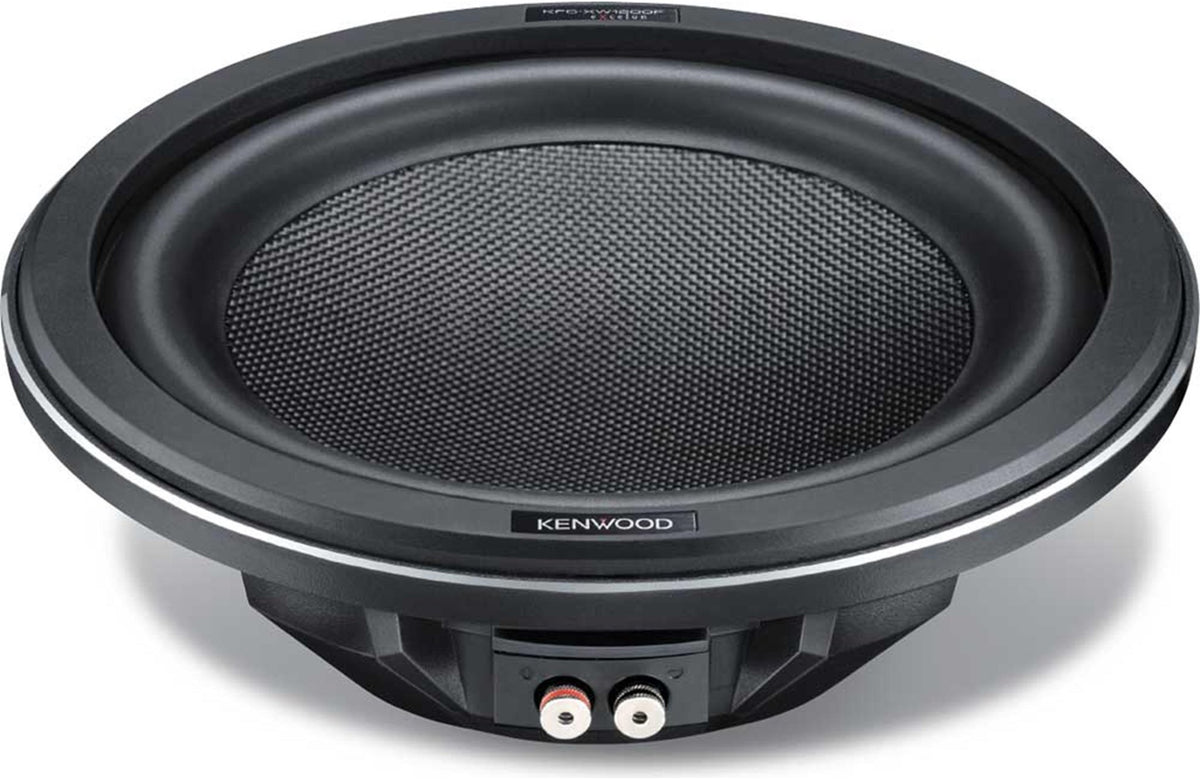 Kenwood Excelon KFC - XW1200F Shallow - Mount 12" 4 - ohm Subwoofer - electronicsexpo.com - Car Subwoofers