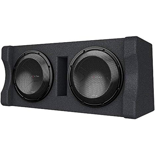 Kenwood Excelon P - XW1221D Ported 2 - ohm Dual Enclosure with Two 12" Subwoofers - electronicsexpo.com - Car Subwoofers