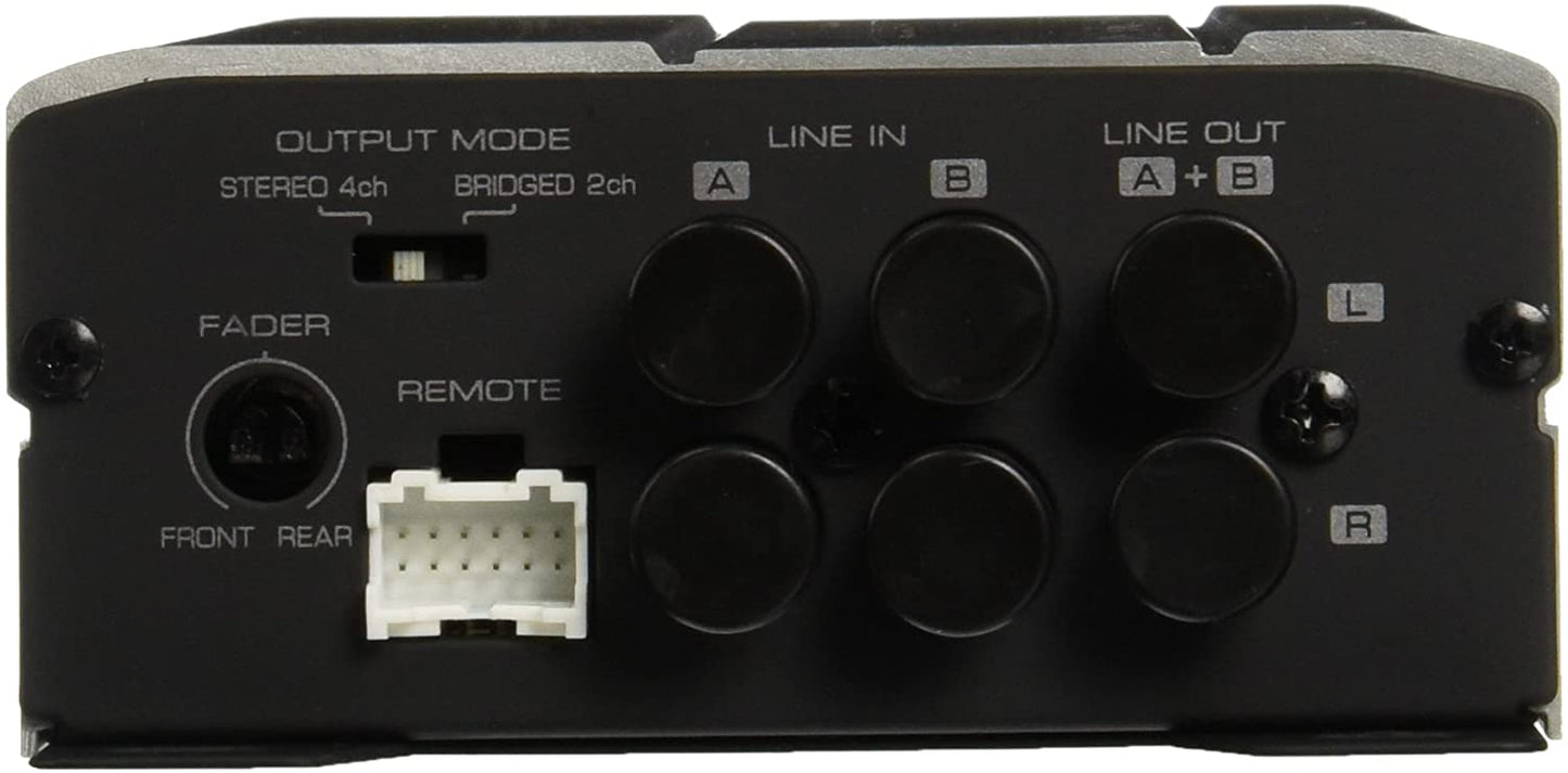 Kenwood KAC - M1814 4 - Channel Compact Bridgeable - electronicsexpo.com - Car Amplifiers + Equalizers