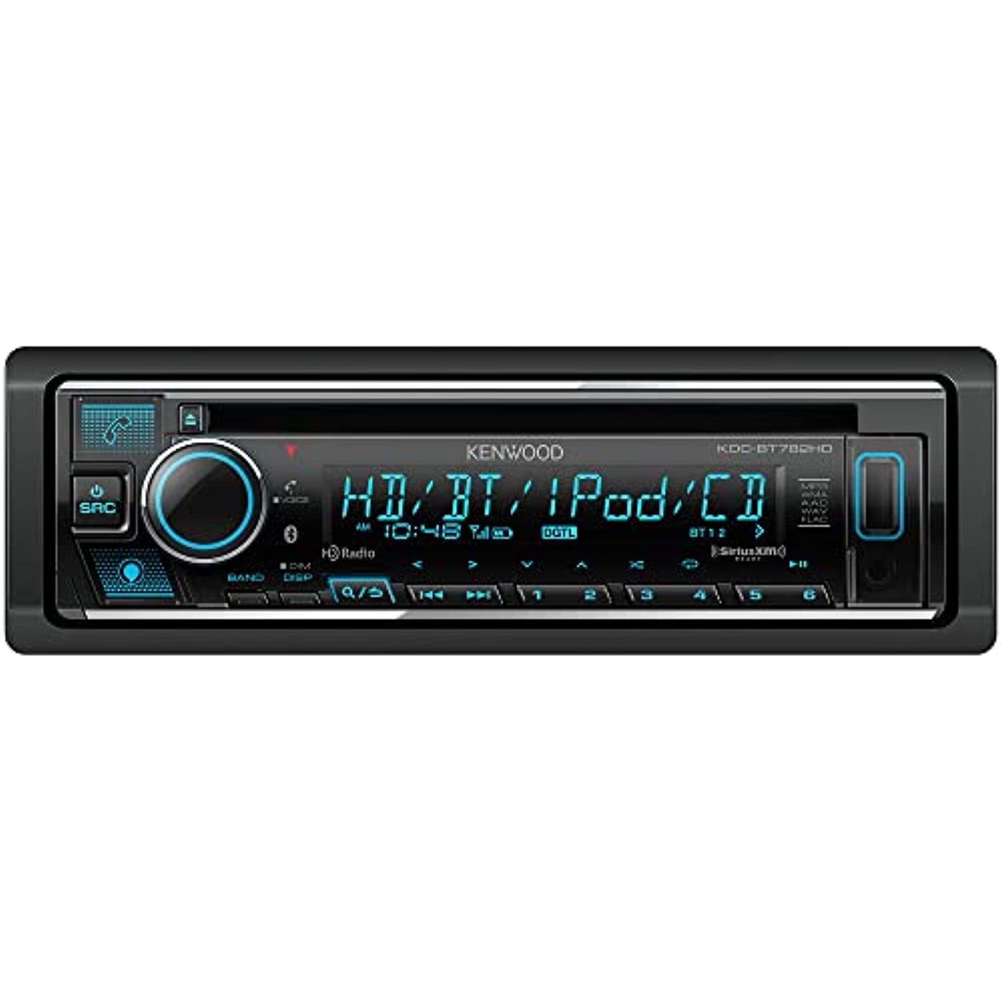 Kenwood KDC - BT782HD Single Din Car Stereo Receiver - electronicsexpo.com - Car Stereo Receivers