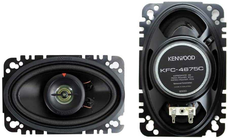 Kenwood KFC - 4675C 4"x6" 2 - Way Car Speakers (Pair) - electronicsexpo.com - Car Speakers