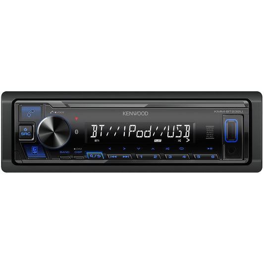 Kenwood KMM - BT232U Single - DIN Digital Media Receiver with Bluetooth - electronicsexpo.com - Car Stereo Receivers