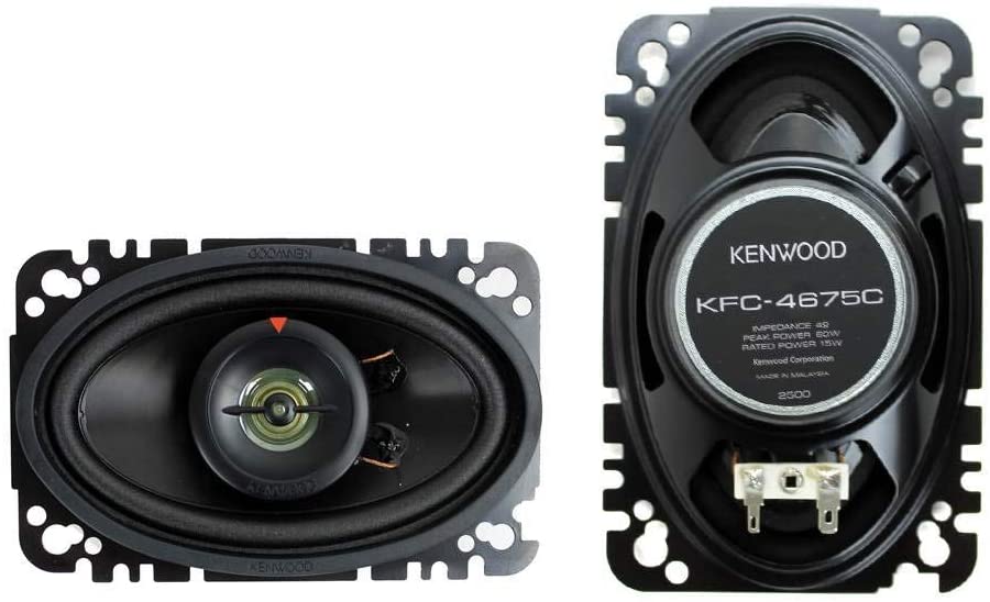 Kenwood KFC-4675C 4"x6" 2-Way Car Speakers (Pair)
