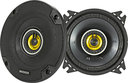 Kicker 46CSC44 CS Series 4" 2 - Way Car Speakers (Pair) - electronicsexpo.com - Car Speakers