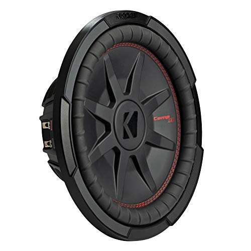 Kicker 48CWRT124 CompRT Series Shallow - Mount 12" Subwoofer Dual 4 - ohm Voice Coils - electronicsexpo.com - Car Speakers