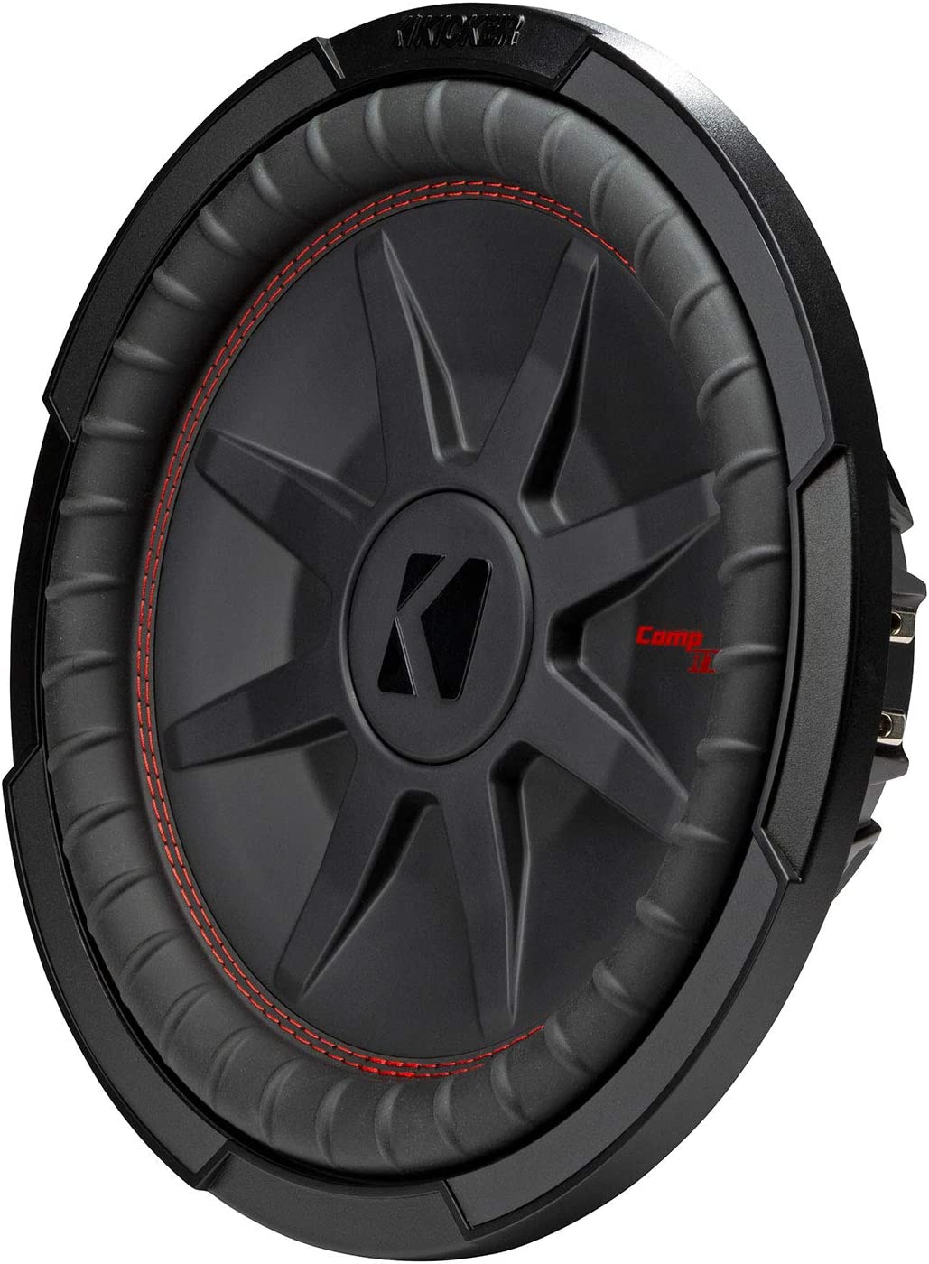 Kicker 48CWRT124 CompRT Series Shallow - Mount 12" Subwoofer Dual 4 - ohm Voice Coils - electronicsexpo.com - Car Speakers
