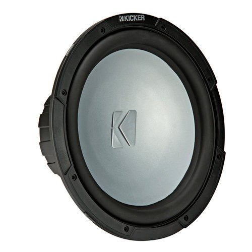 Kicker KM12 12" 4 ohm (45KM124) 350W Max (175W RMS) 12" KM Series Single 2 ohm Marine Subwoofer - electronicsexpo.com - Marine Subwoofers
