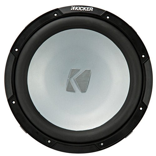 Kicker KM12 12" 4 ohm (45KM124) 350W Max (175W RMS) 12" KM Series Single 2 ohm Marine Subwoofer - electronicsexpo.com - Marine Subwoofers