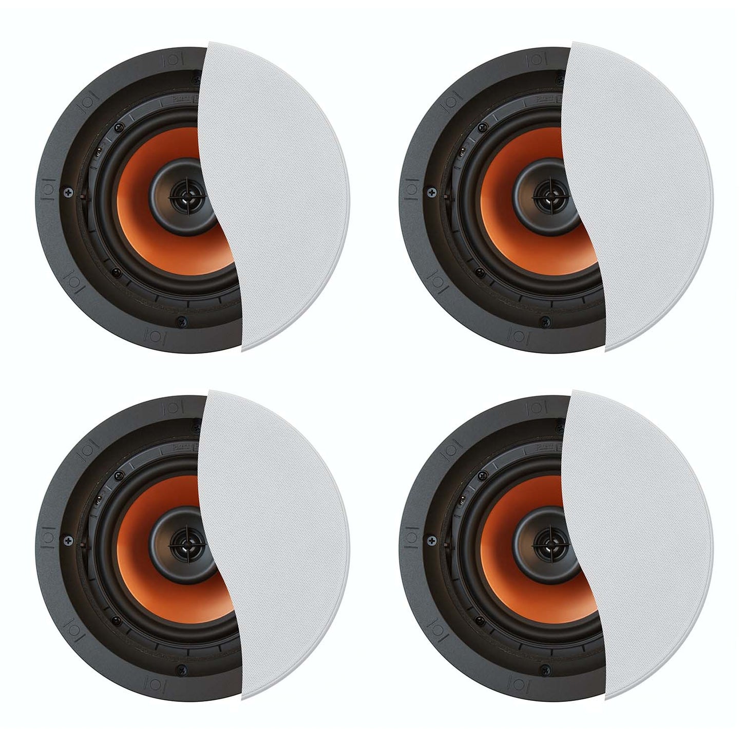 Klipsch CDT - 3650 - CII In - Ceiling Speakers (4 Speaker Bundle) - electronicsexpo.com - In Ceiling In Wall Speakers