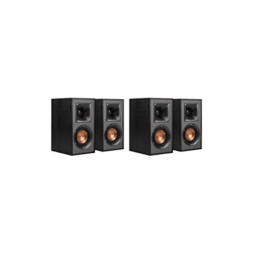 Klipsch Reference R-41M Bookshelf Speakers (4 Speaker Bundle)