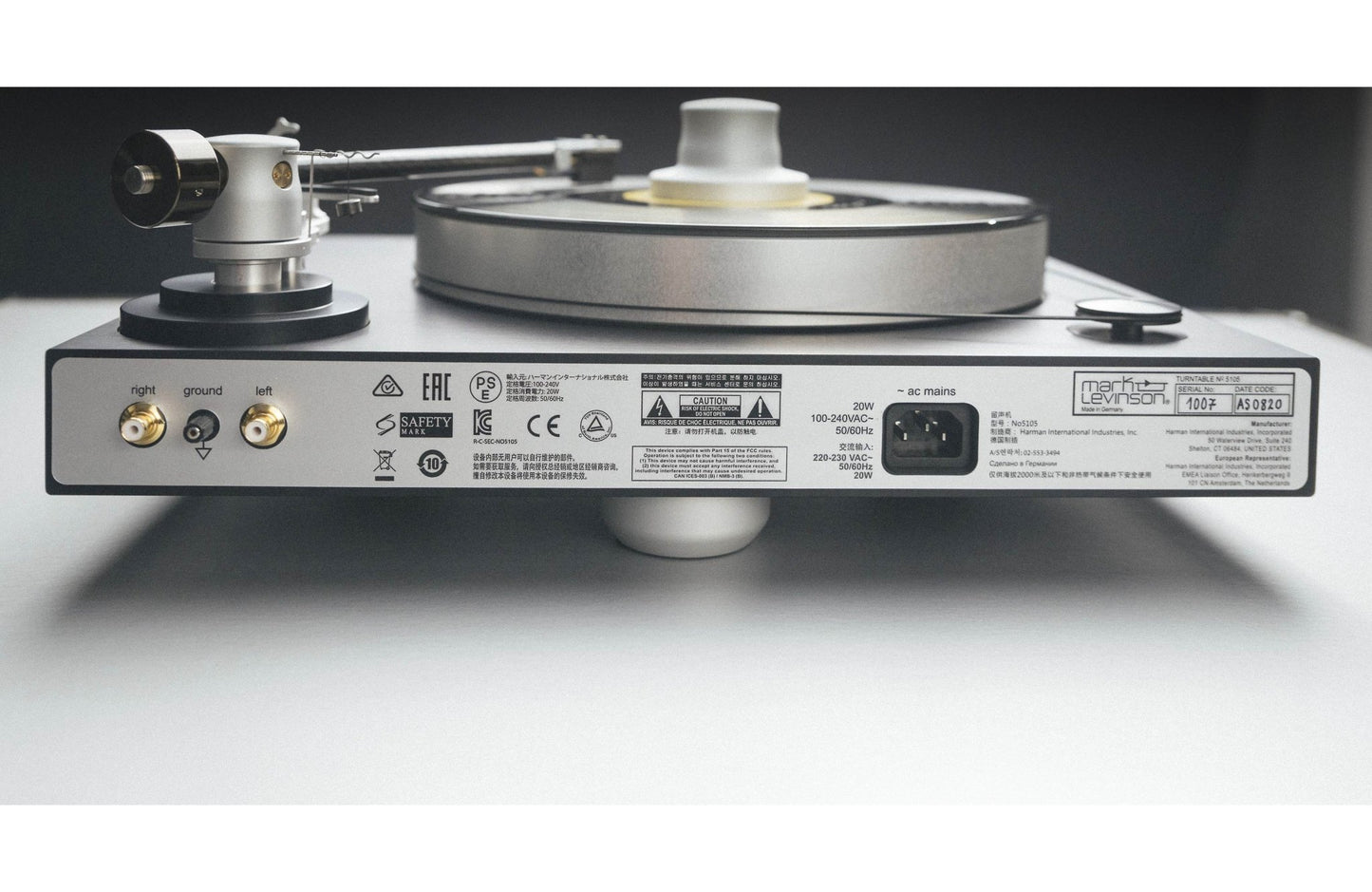 Mark Levinson No. 5105 Turntable - electronicsexpo.com - Pro Turntables