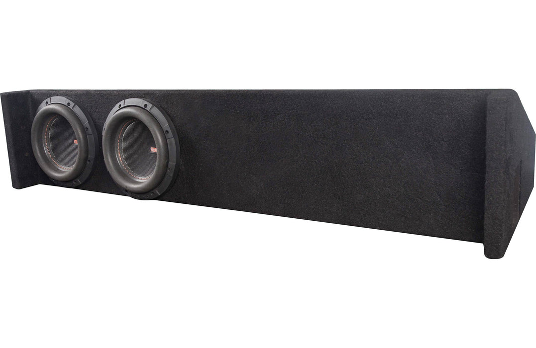 Memphis Audio MJME6D1T Mojo Mini Series Ported Truck-Style Enclosure with Two 6-1/2" Subwoofers