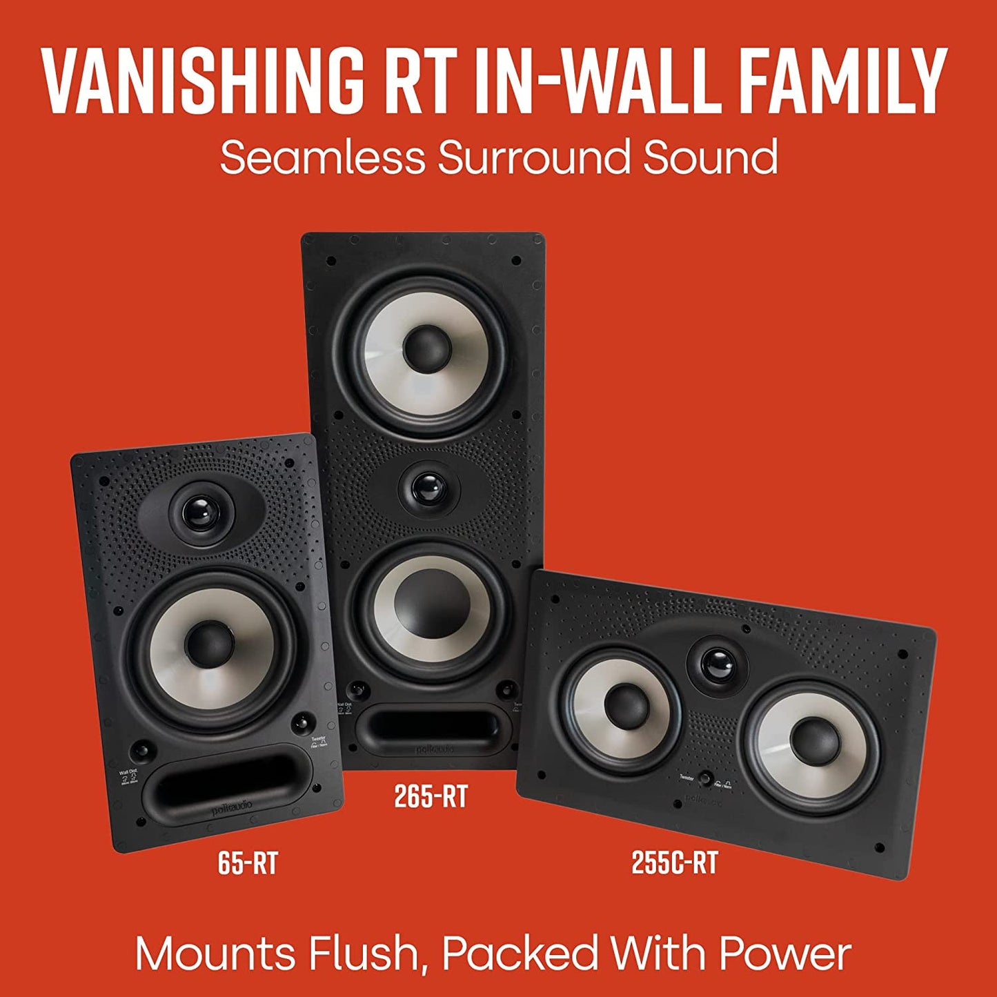 Polk Audio 65 - RT In - Wall Speaker (Each) - electronicsexpo.com - In Ceiling In Wall Speakers