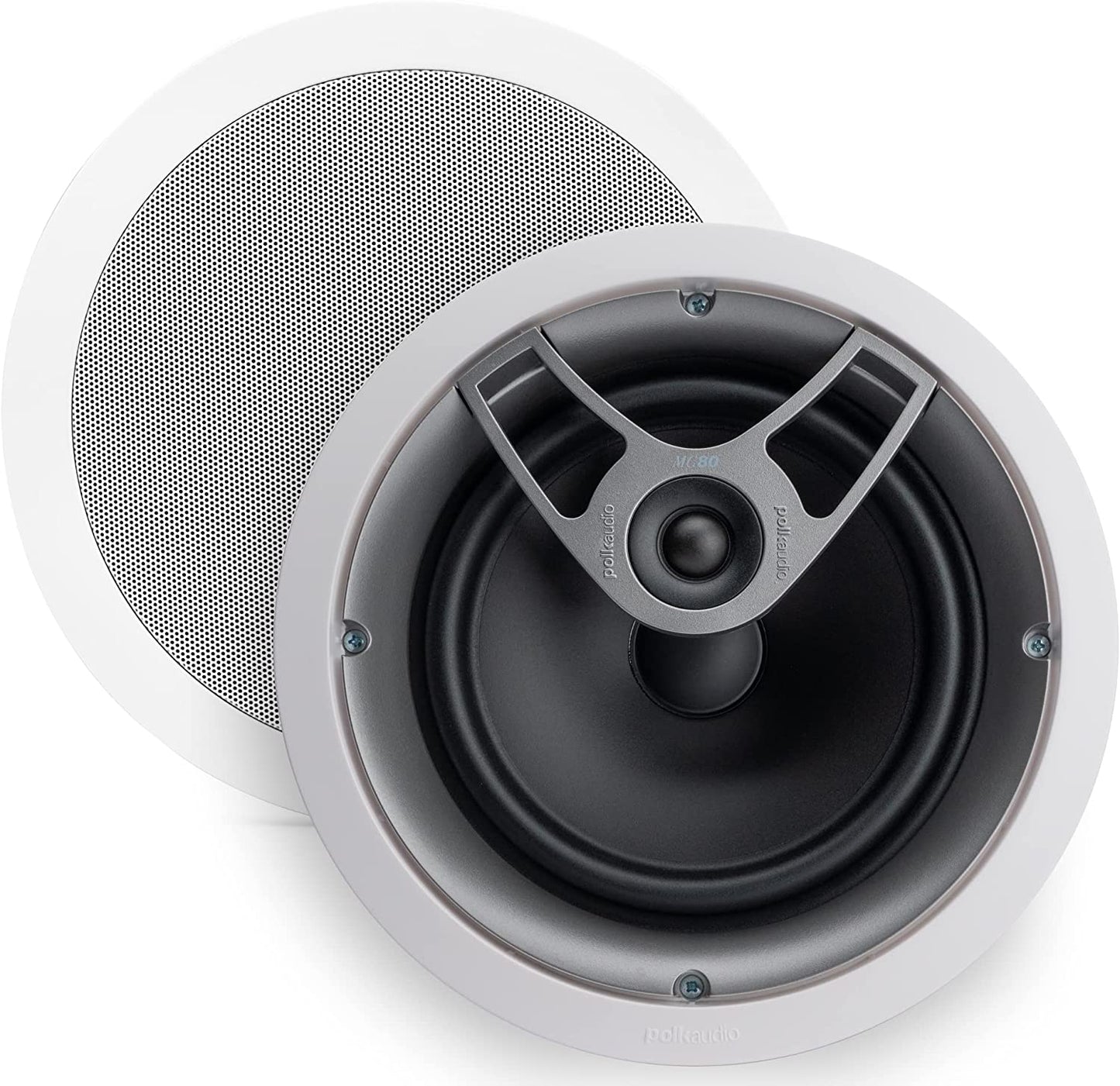 Polk Audio MC80 2 - Way In - Ceiling 8" Speaker (Each/White) - electronicsexpo.com - In Ceiling In Wall Speakers