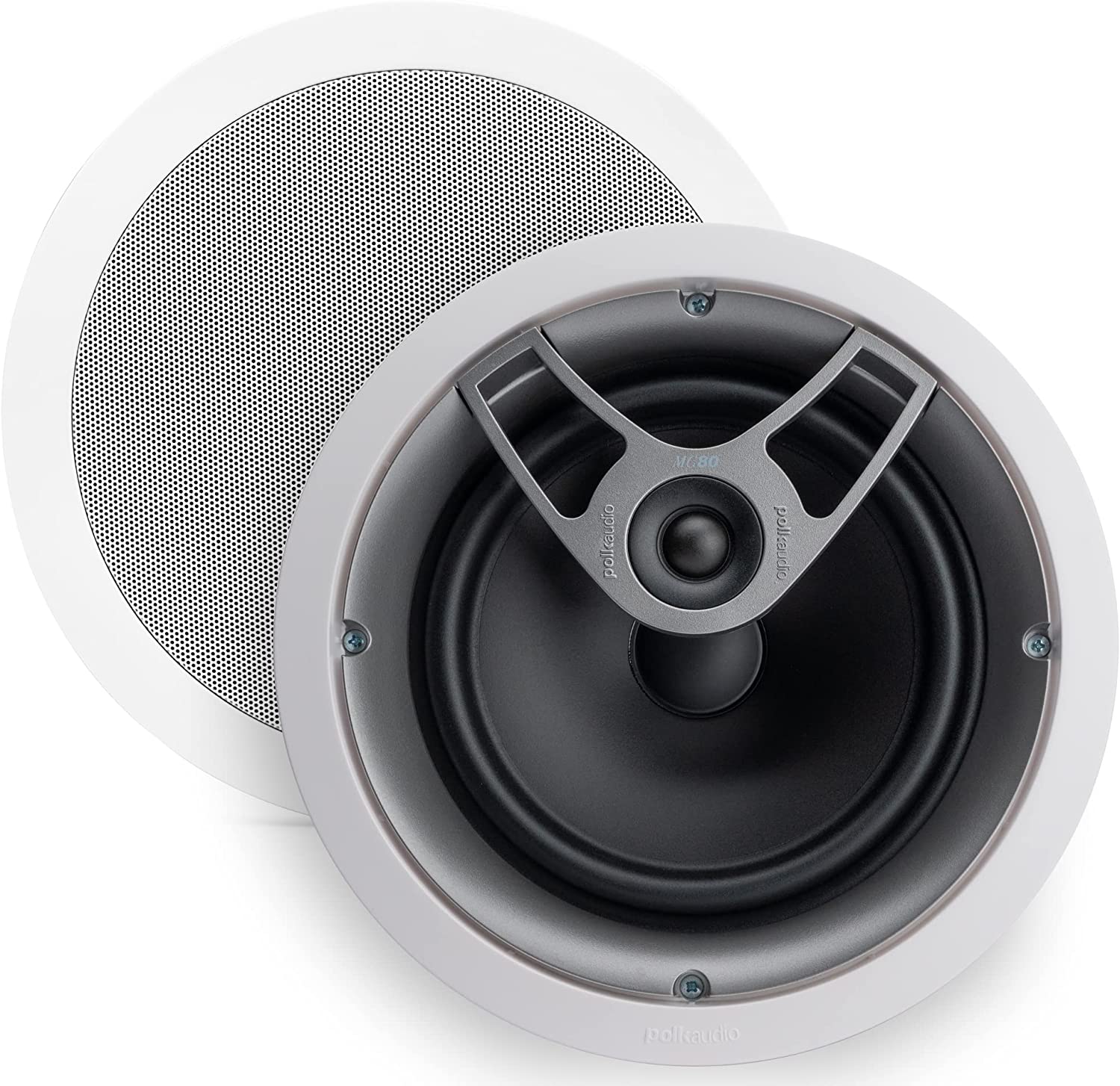 Polk Audio MC80 2 - Way In - Ceiling 8" Speaker (Each/White) - electronicsexpo.com - In Ceiling In Wall Speakers