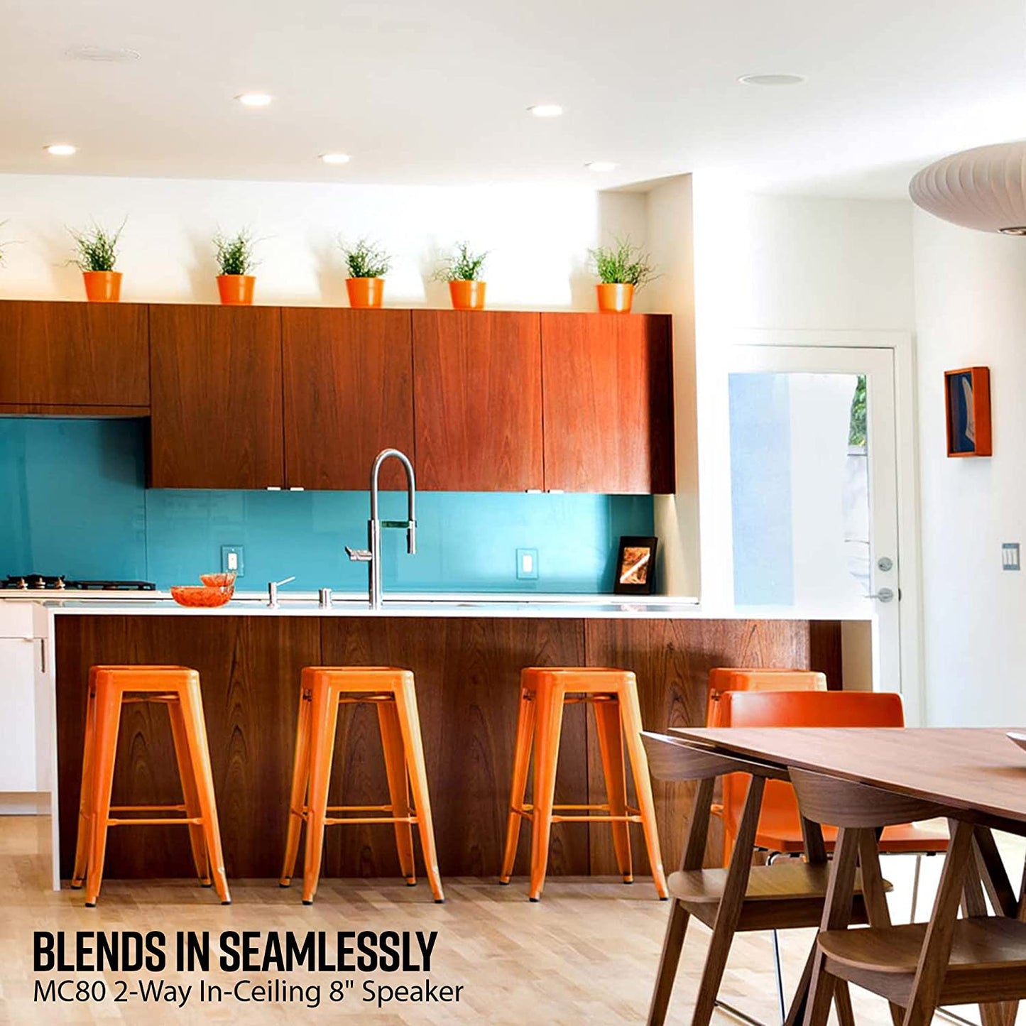 Polk Audio MC80 2 - Way In - Ceiling 8" Speaker (Each/White) - electronicsexpo.com - In Ceiling In Wall Speakers