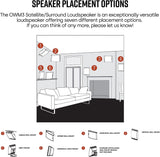 Polk Audio OWM3 Multi - Purpose Home Theater Speakers (Pair) - electronicsexpo.com - Surround Speakers