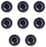 Polk Audio RC80i In - Ceiling Speakers (8 Speaker Bundle) - electronicsexpo.com - In Ceiling In Wall Speakers