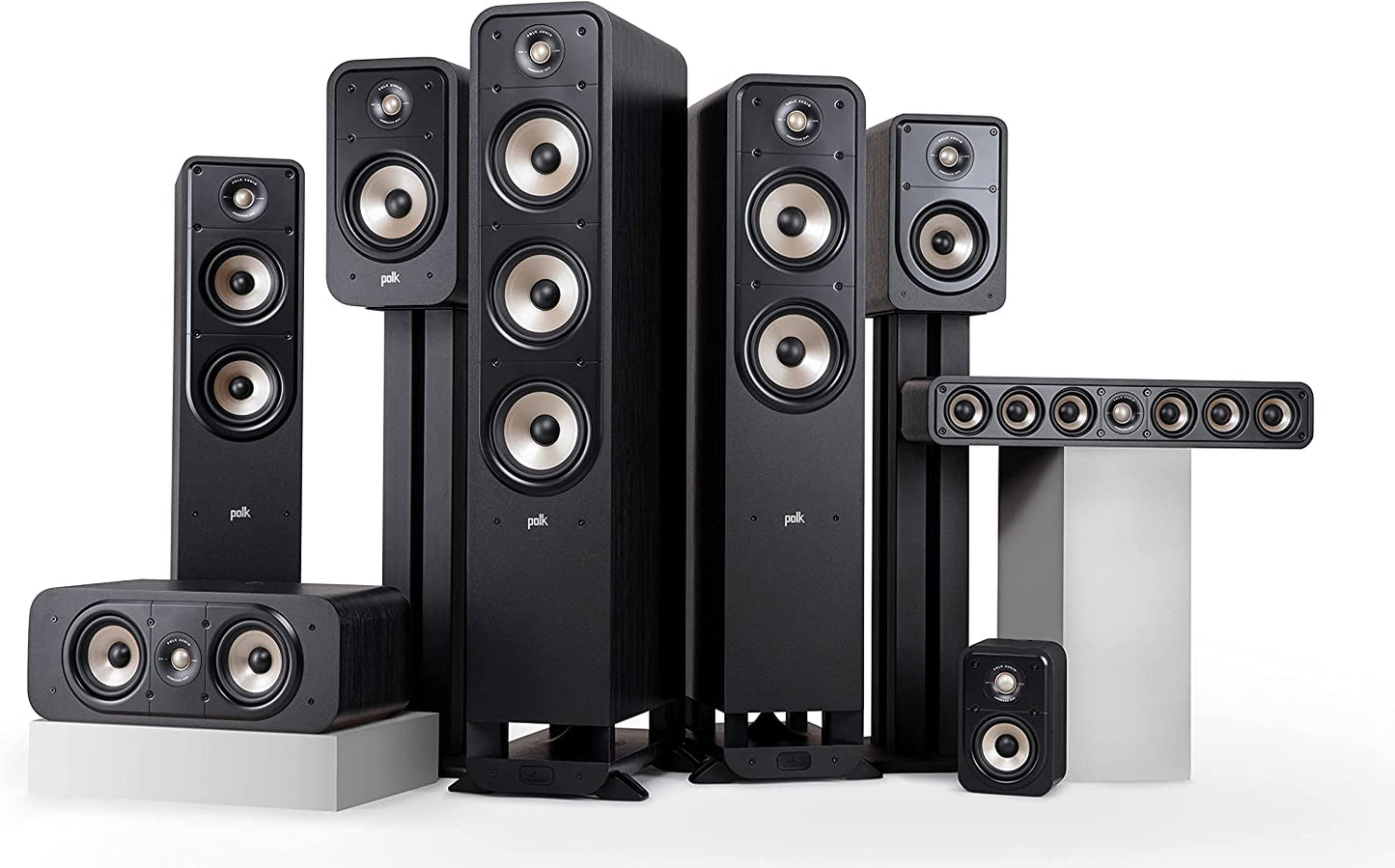 Polk Audio Signature Elite ES10 Surround Speakers (Black/Pair) - electronicsexpo.com - Bookshelf Speakers