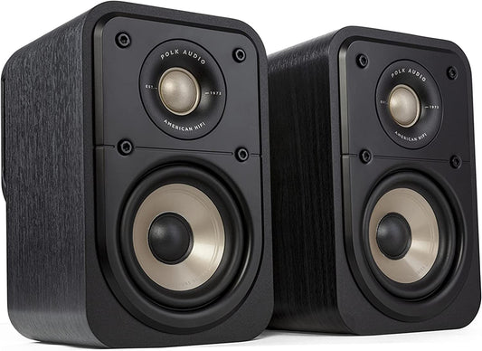 Polk Audio Signature Elite ES10 Surround Speakers (Black/Pair) - electronicsexpo.com - Bookshelf Speakers