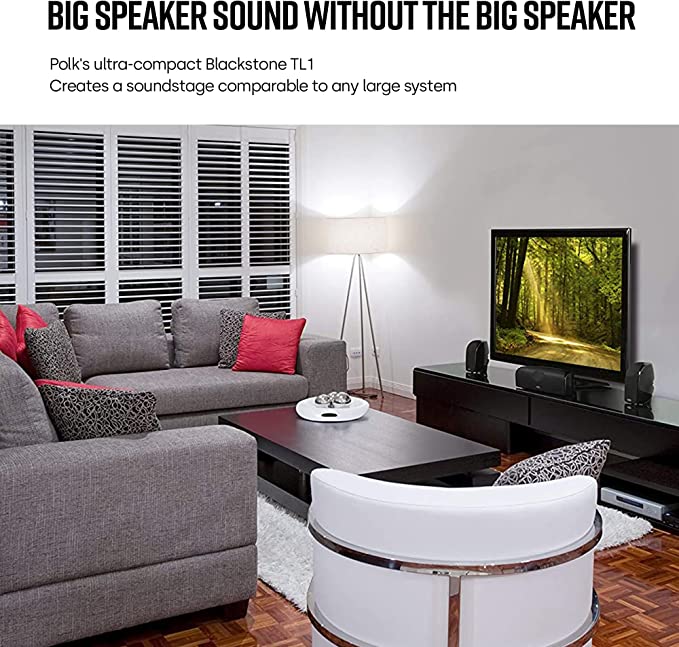 Polk Audio TL1 Satellite Speaker (Each/Black) - electronicsexpo.com - Surround Speakers