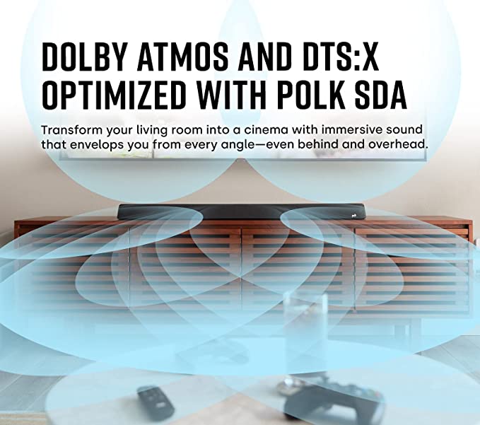 Polk MagniFi Max AX SR 7.1.2 Channel Sound Bar with 10" Wireless Subwoofer & SR2 Surround Speakers (2022 Model) - electronicsexpo.com - Soundbars