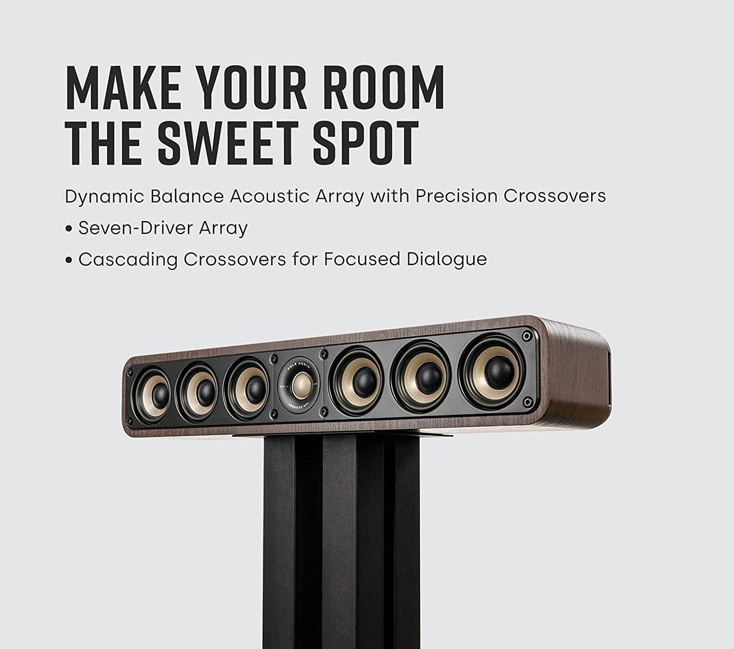Polk Signature Elite ES35 Slim Center Channel Speaker - electronicsexpo.com - Center Channel Speaker