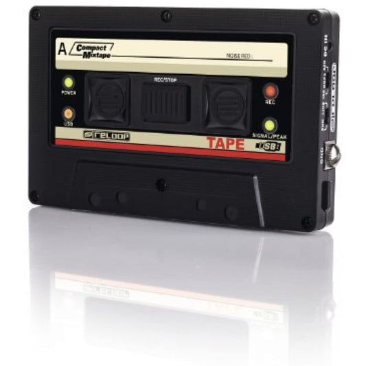 Reloop USB Mixtape Recorder with Retro Cassette Look, Black - electronicsexpo.com - Audio Accessories