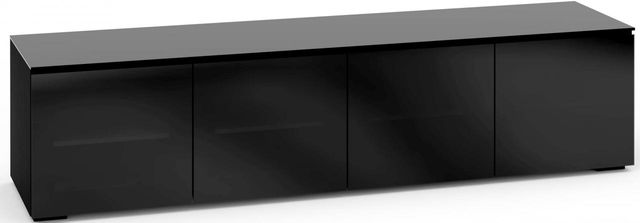 Salamander Designs Chameleon Collection Oslo 247 Black AV Cabinet C/OS247/BG - electronicsexpo.com - Media Cabinets
