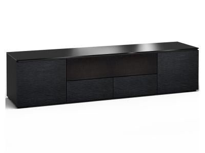 Salamander Designs Chicago 245 Quad - Width A/V Cabinet With Center Speaker Opening (Black Oak) - electronicsexpo.com - Media Cabinets