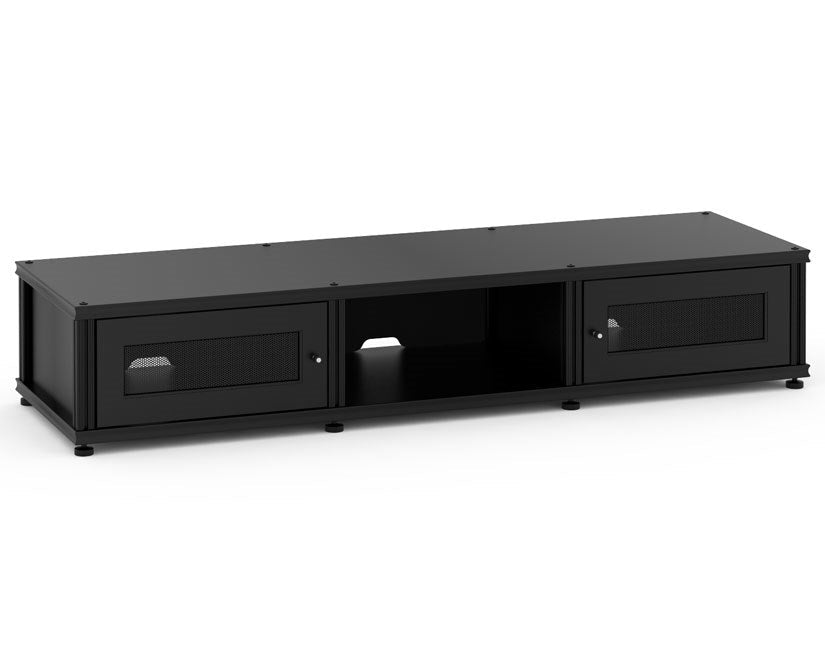 Salamander Designs Synergy Model 132 AV Cabinet - Black - SB132BB - electronicsexpo.com - Media Cabinets