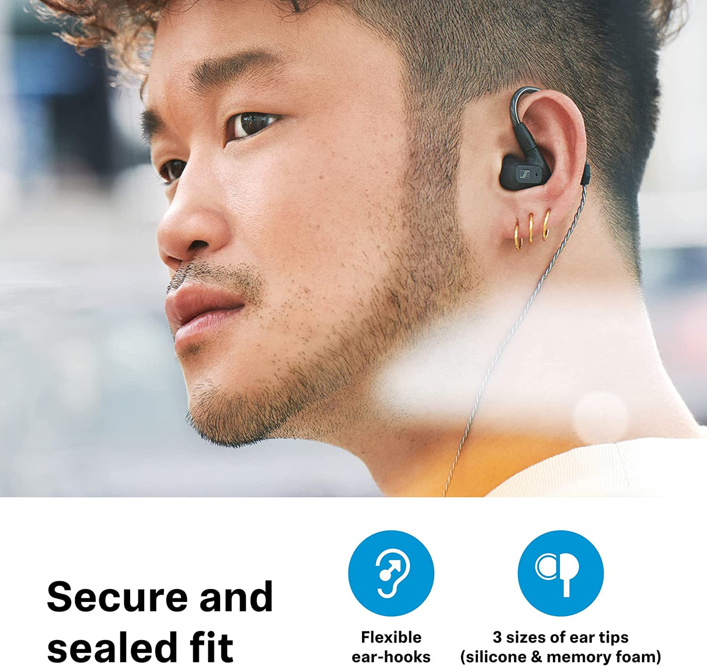 Sennheiser IE 200 In - Ear Audiophile Headphones (Black) - electronicsexpo.com - Headphones