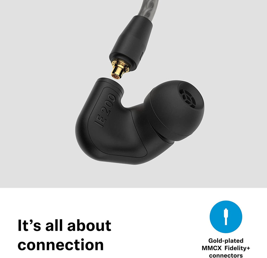 Sennheiser IE 200 In - Ear Audiophile Headphones (Black) - electronicsexpo.com - Headphones