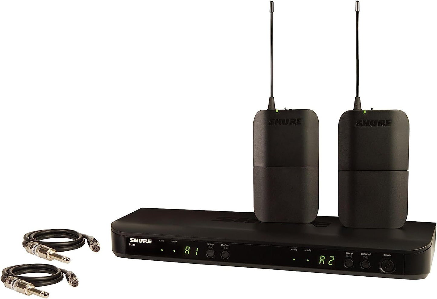 Shure BLX188/CVL Dual - Channel Wireless Cardioid Lavalier Microphone System - electronicsexpo.com - Microphones