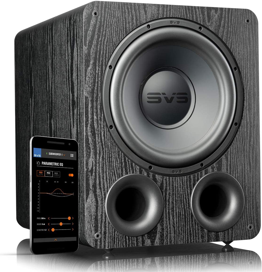 SVS PB - 1000 Pro 12" Ported Subwoofer (Black Ash) - electronicsexpo.com - Subwoofers